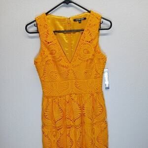 NWT Gianni Bini Sun & Sky Debi Lace Sleeveless Midi Dress l Size: 0